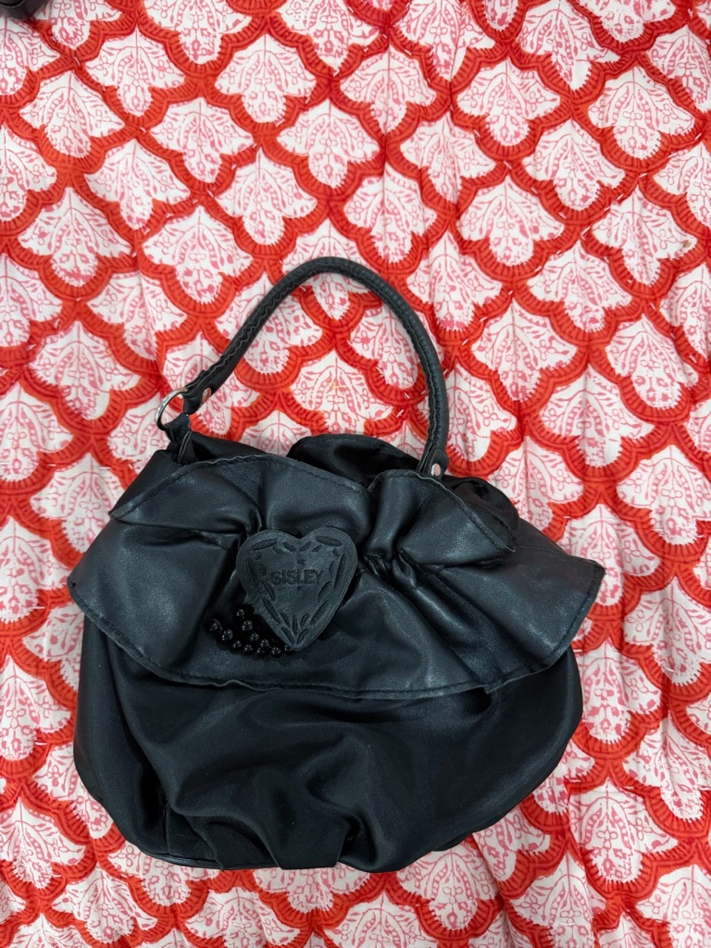 Sisley vintage mini cute 2000s black handbag
